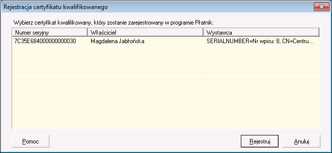 Konfiguracja programu Płatnik Mobilny epodpis może być wykorzystywany w programie Płatnik do komunikacji z ZUSem.