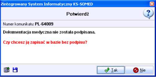 INSTRUKCJA Przerwanie procesu przyciskiem Anuluj spowoduje wyświetlenie komunikatu zamieszczonego poniżej.