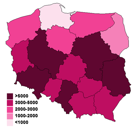 inne) Łącznie ze stawów typu karpiowego odłowiono ok. 19,6 tys.