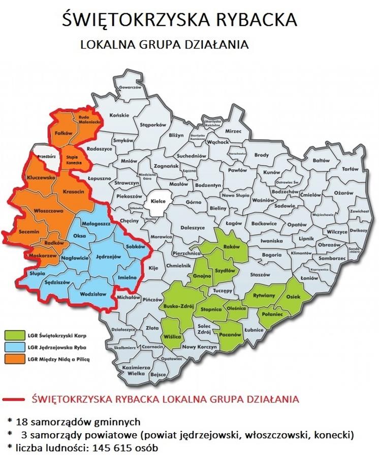 Hodowla ryb w województwie świętokrzyskim Powierzchnia stawów 1 327 ha Produkcja 1 180 t/rok