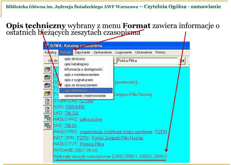 Ogólna - zamawianie Opis techniczny wybrany z