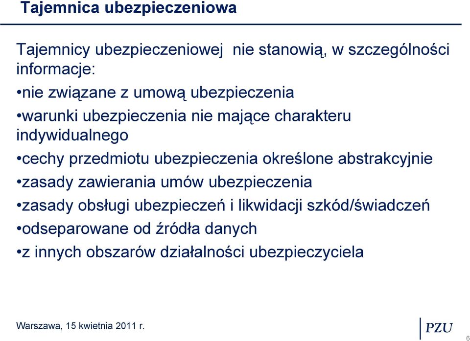 przedmiotu ubezpieczenia określone abstrakcyjnie zasady zawierania umów ubezpieczenia zasady obsługi