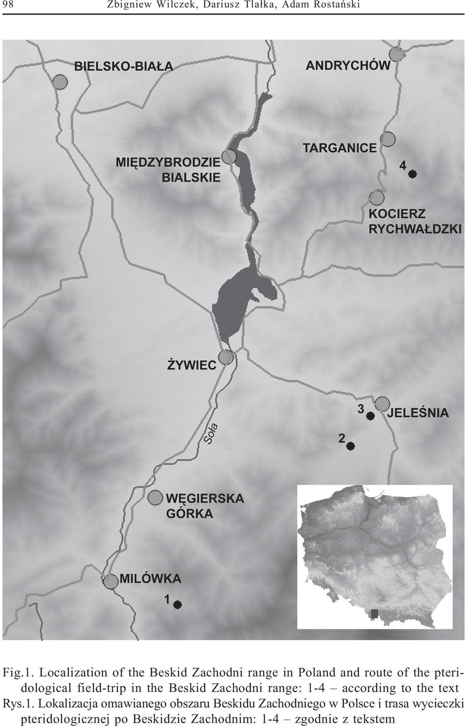 field-trip in the Beskid Zachodni range: 1-