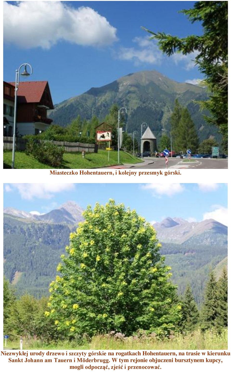 Hohentauern, na trasie w kierunku Sankt Johann am Tauern i