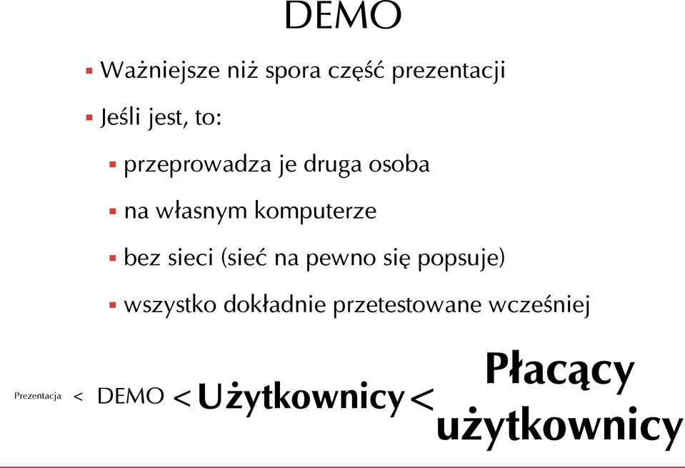 (sieć na pewno się popsuje) wszystko dokładnie przetestowane