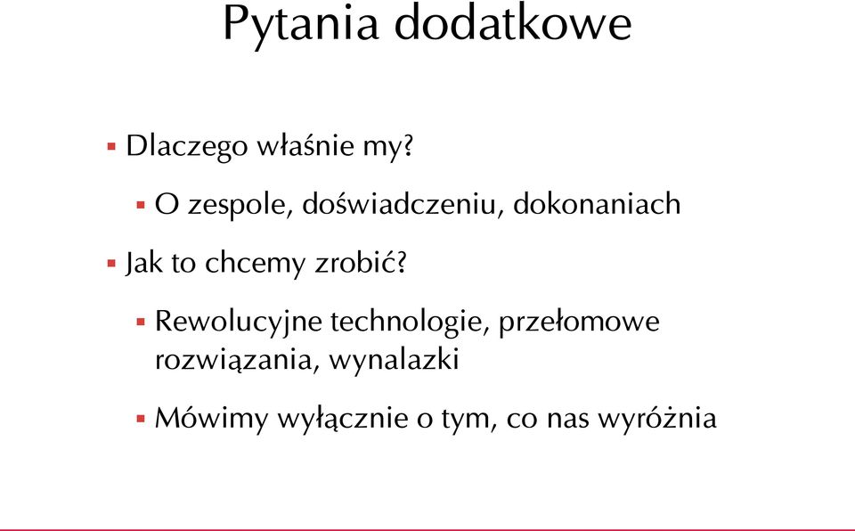 chcemy zrobić?