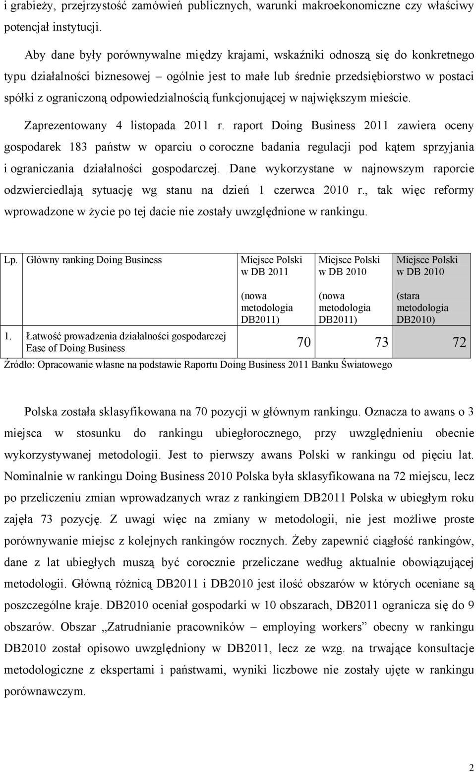 odpowiedzialnością funkcjonującej w największym mieście. Zaprezentowany 4 listopada 2011 r.