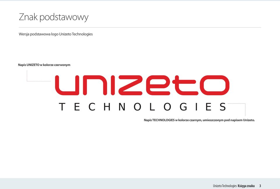 Napis TECHNOLOGIES w kolorze czarnym, umieszczonym
