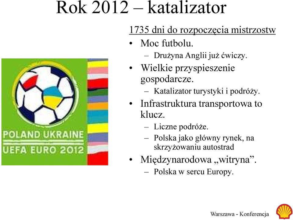Katalizator turystyki i podróŝy. Infrastruktura transportowa to klucz.