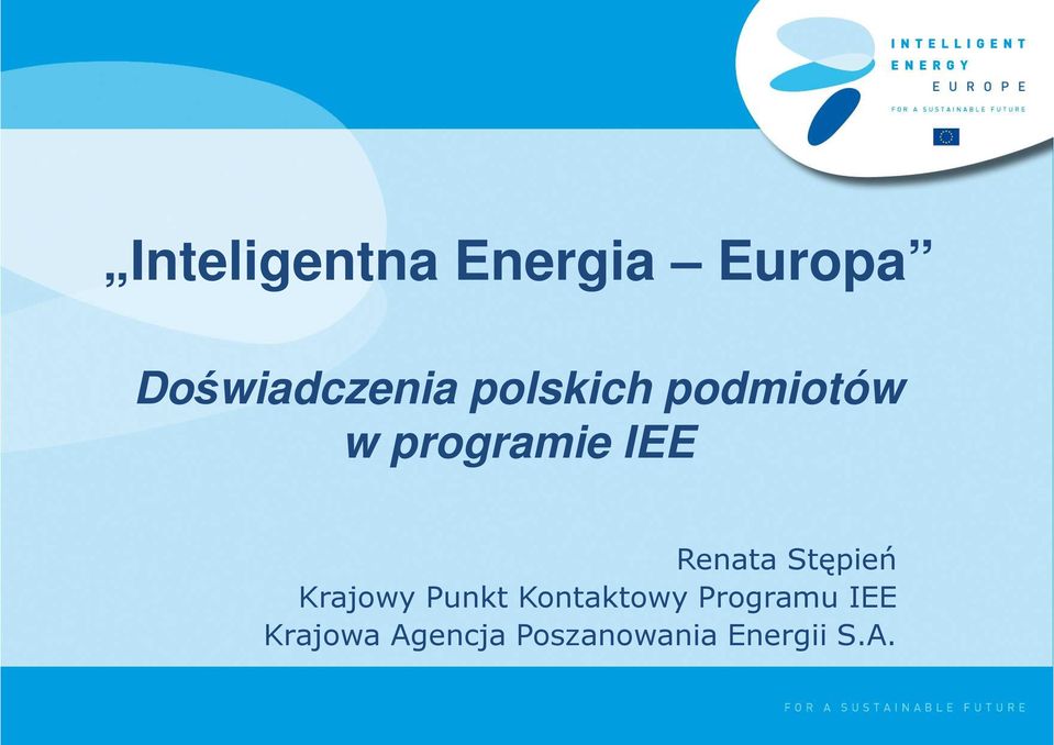 Stępień Krajowy Punkt Kontaktowy Programu