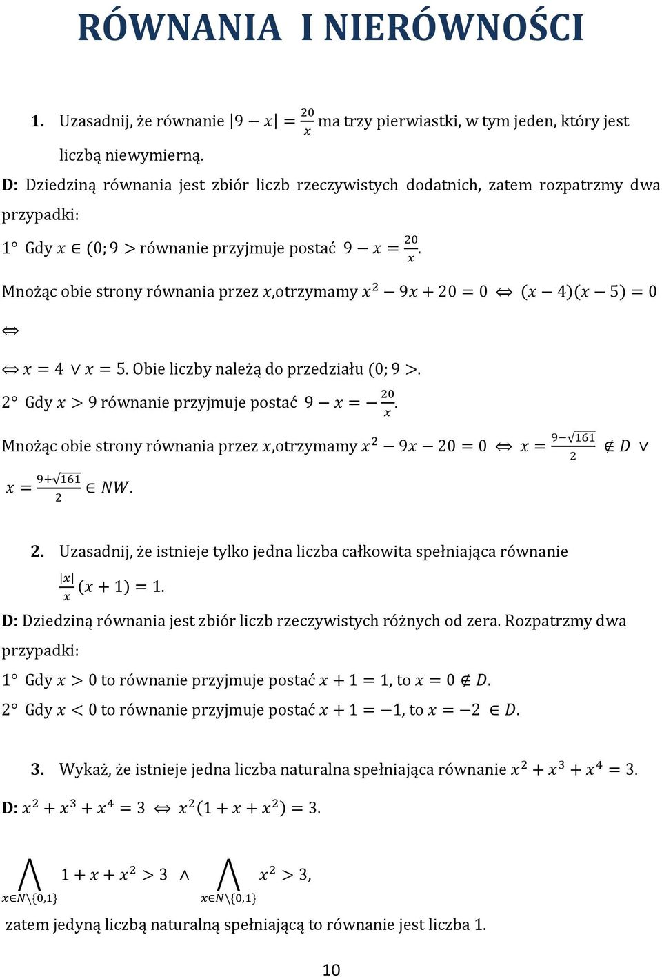 Korzystając Z Definicji Granicy Ciągu Wykaż że Liczba Maria Romanowska UDOWODNIJ, ŻE... Rozwiązania zadań. Matematyka dla