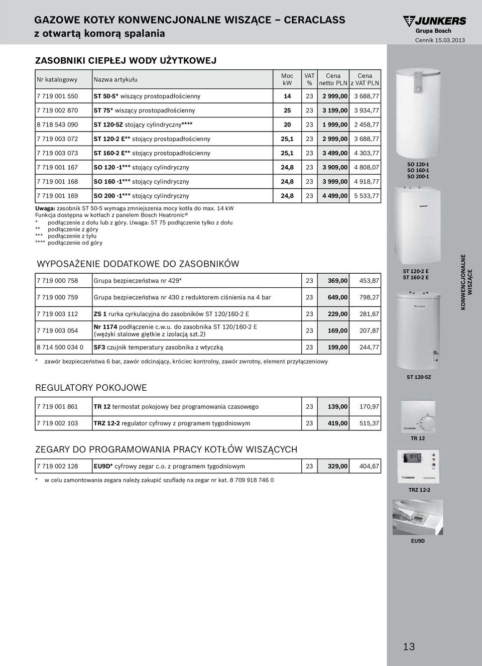 prostopadłościenny 25,1 23 2 999,00 3 688,77 7 719 003 073 ST 160-2 E** stojący prostopadłościenny 25,1 23 3 499,00 4 303,77 7 719 001 167 SO 120-1*** stojący cylindryczny 24,8 23 3 909,00 4 808,07 7