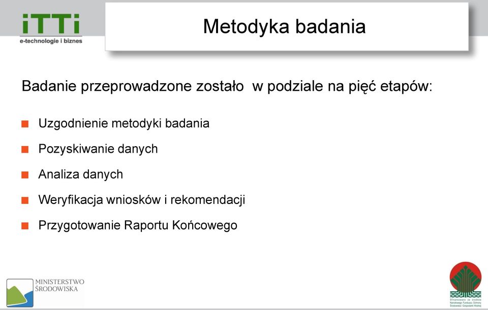 badania Pozyskiwanie danych Analiza danych