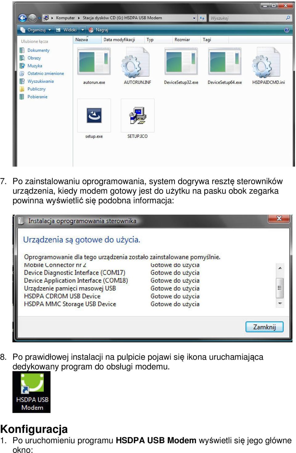 Po prawidłowej instalacji na pulpicie pojawi się ikona uruchamiająca dedykowany program do