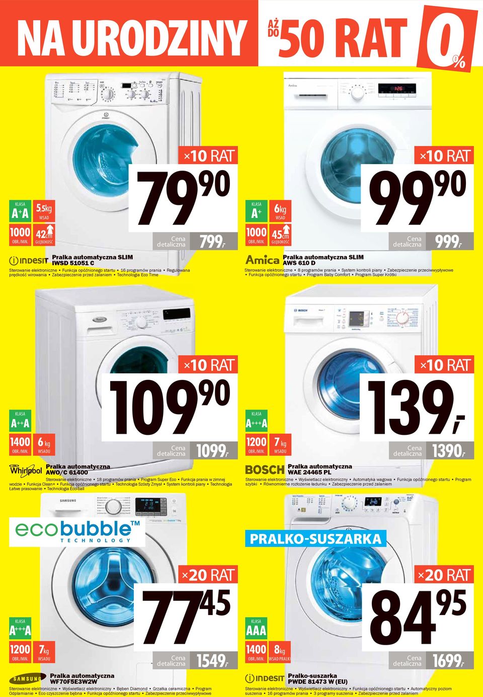zalaniem Technologia Eco Time 799, 00 OBR./MIN.