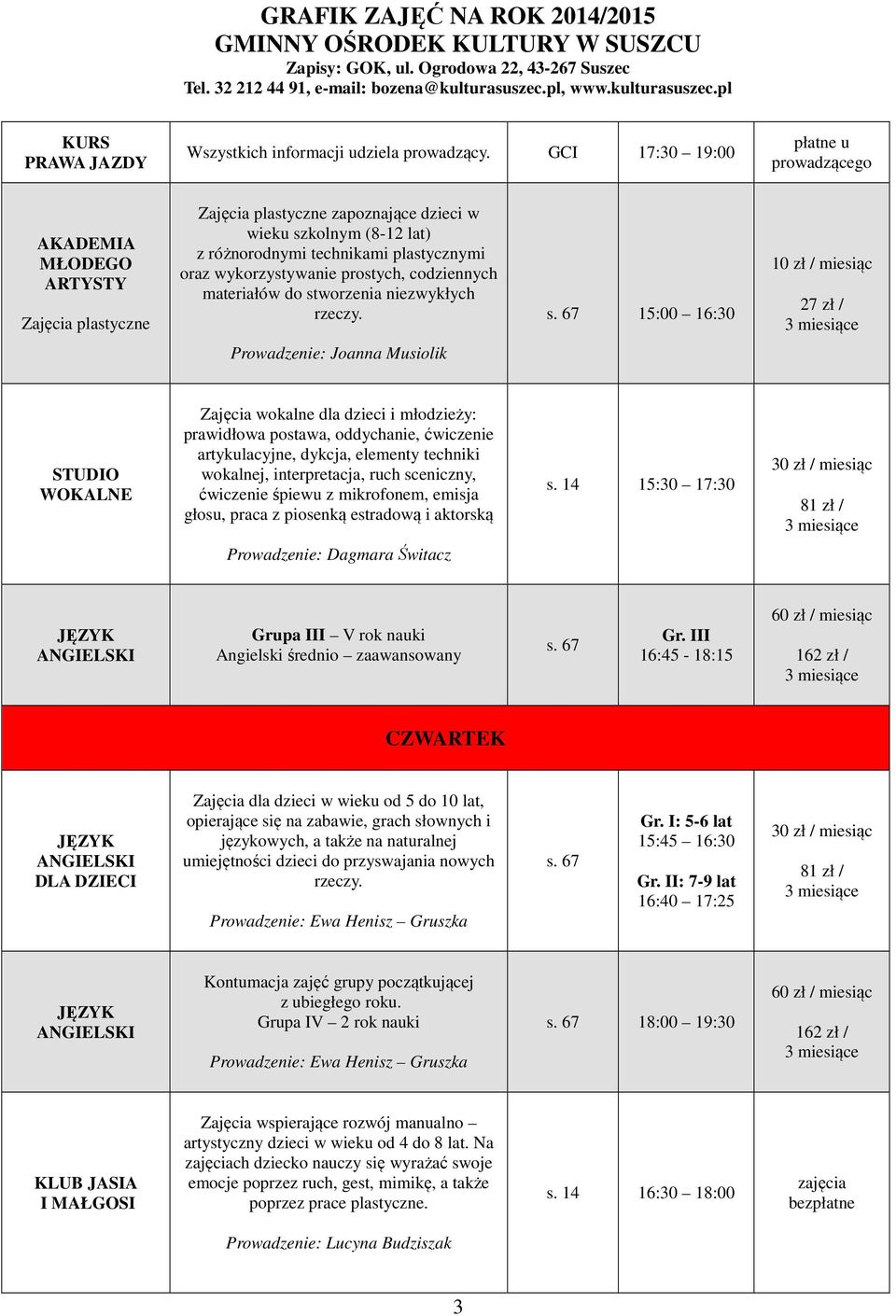 stworzenia niezwykłych s.