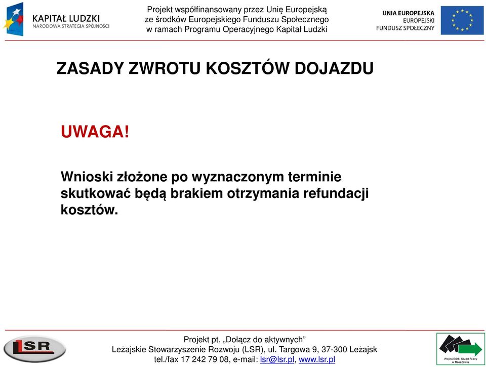 wyznaczonym terminie