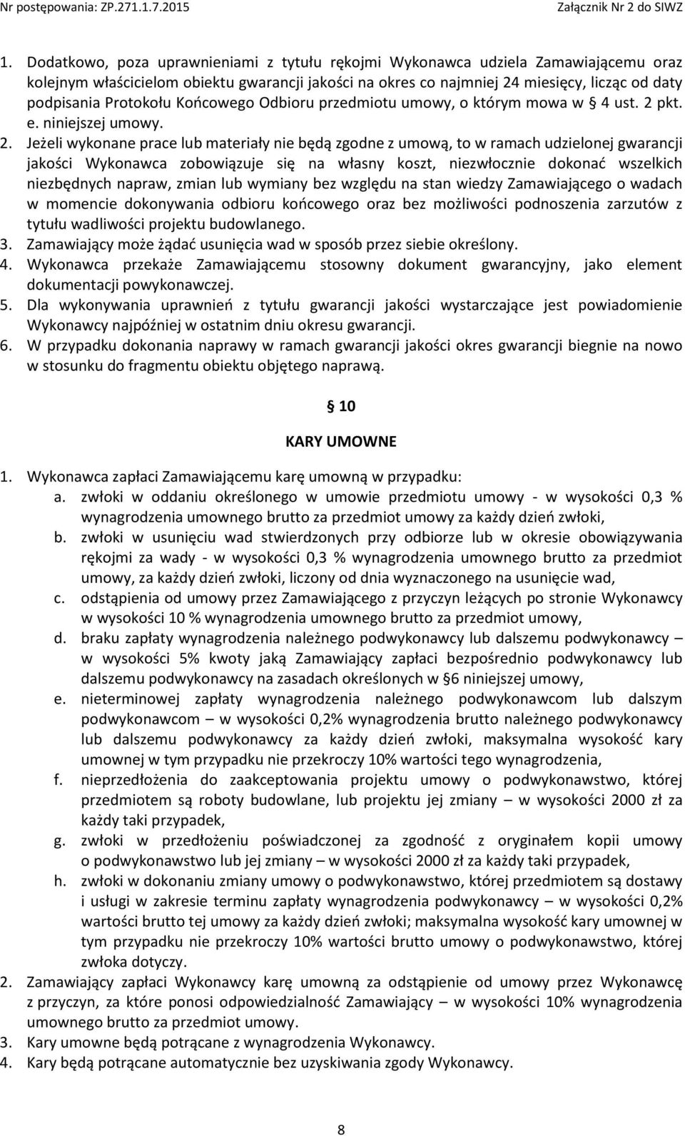 pkt. e. niniejszej umowy. 2.