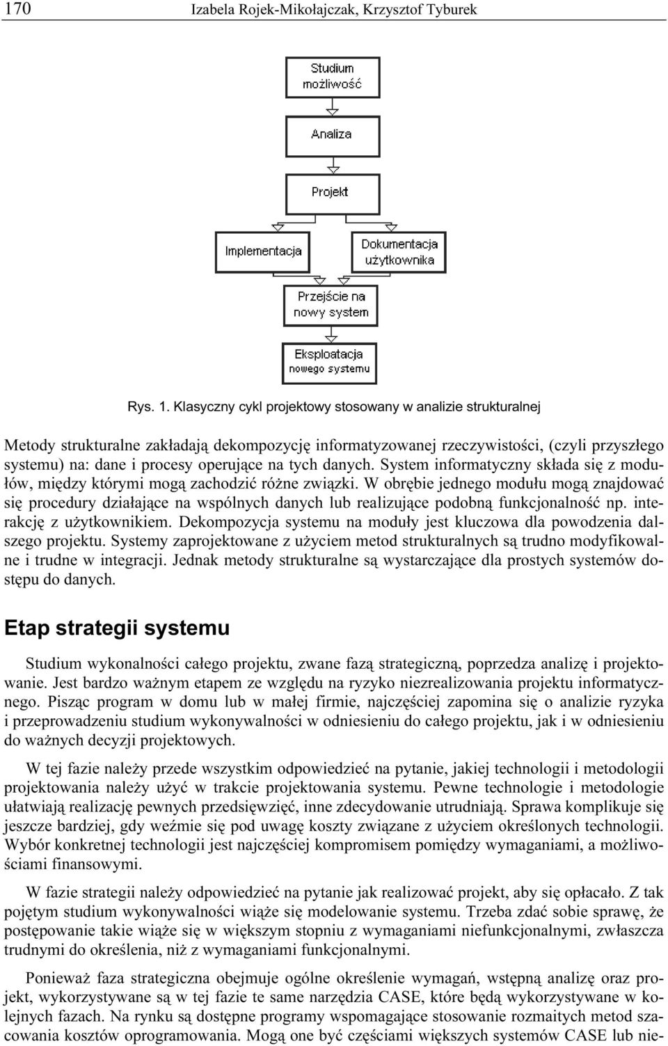 tych danych. System informatyczny składa się z modułów, między którymi mogą zachodzić różne związki.