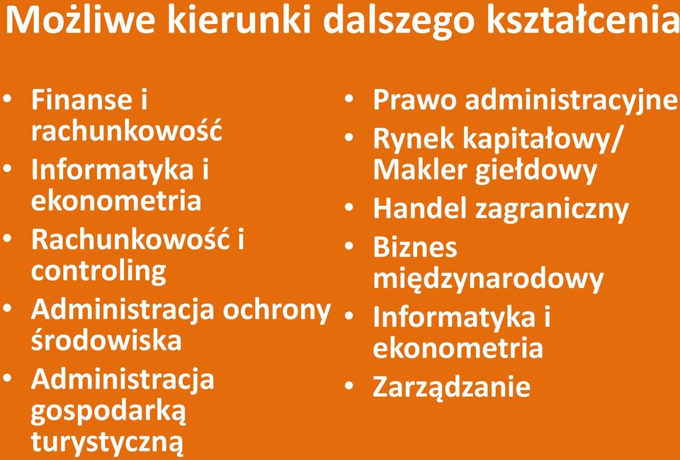 Administracja gospodarką turystyczną Prawo administracyjne Rynek kapitałowy/