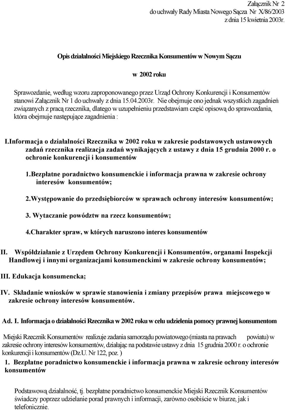 z dnia 15.04.2003r.