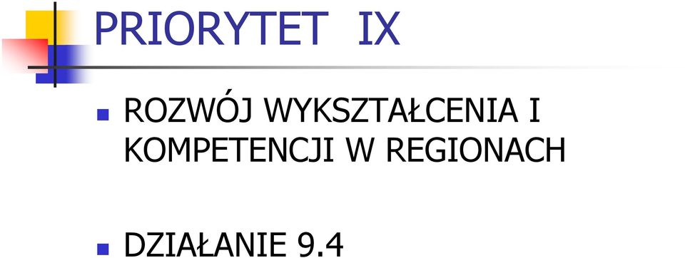 WYKSZTAŁCENIA I