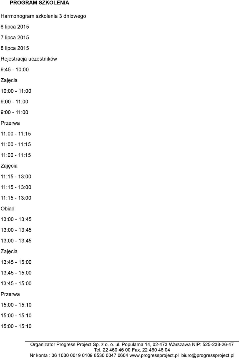 Rejestracja uczestników 9:45-10:00