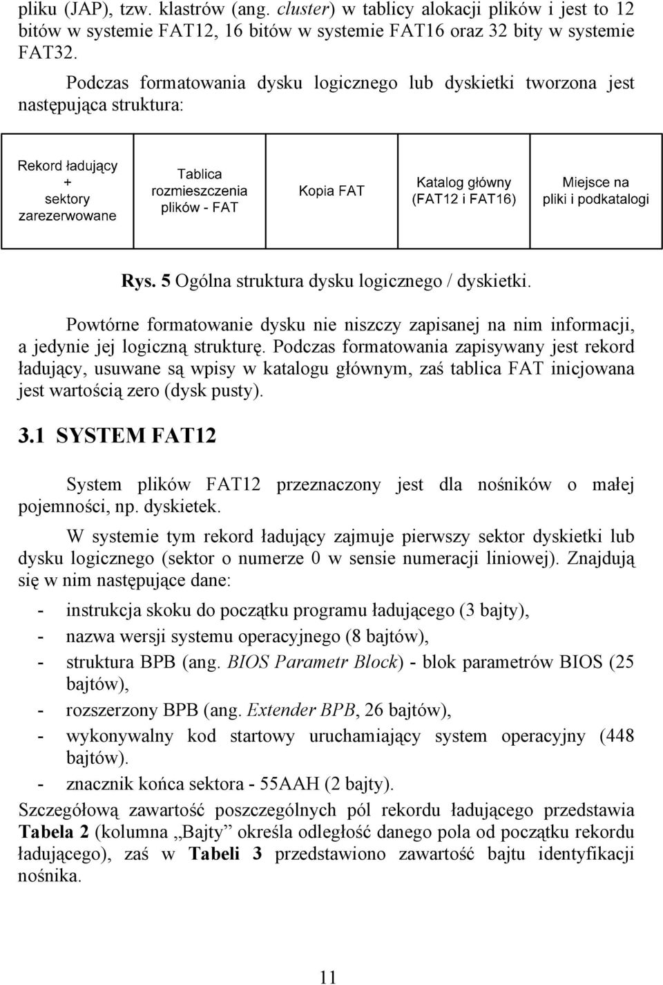 Powtórne formatowanie dysku nie niszczy zapisanej na nim informacji, a jedynie jej logiczną strukturę.