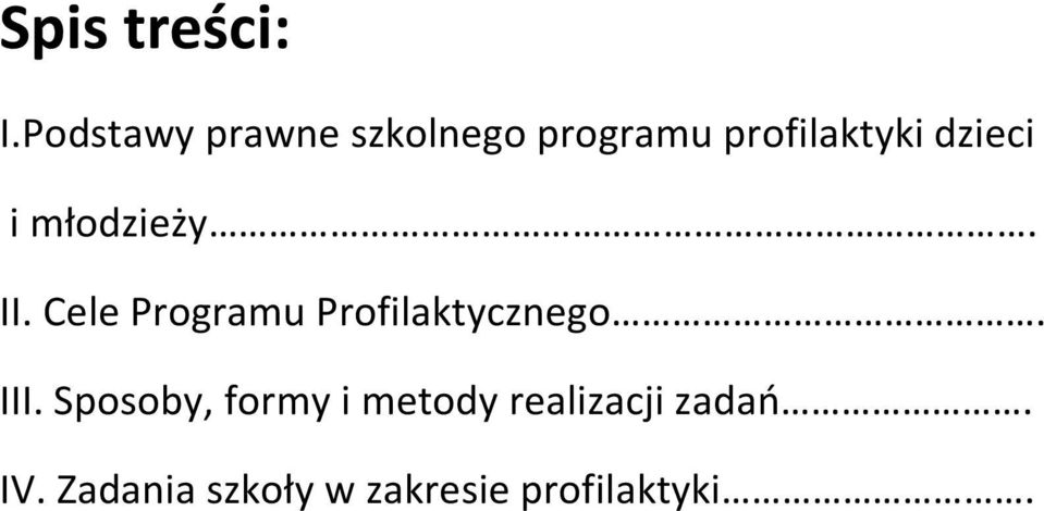 dzieci i młodzieży. II.