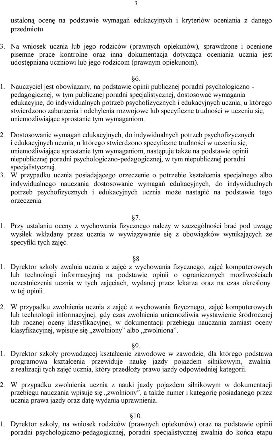 (prawnym opiekunom). 6. 1.