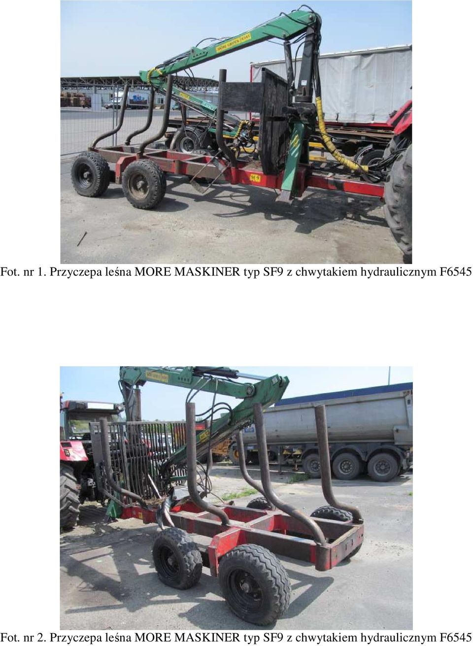 chwytakiem hydraulicznym F6545 Fot. nr 2.