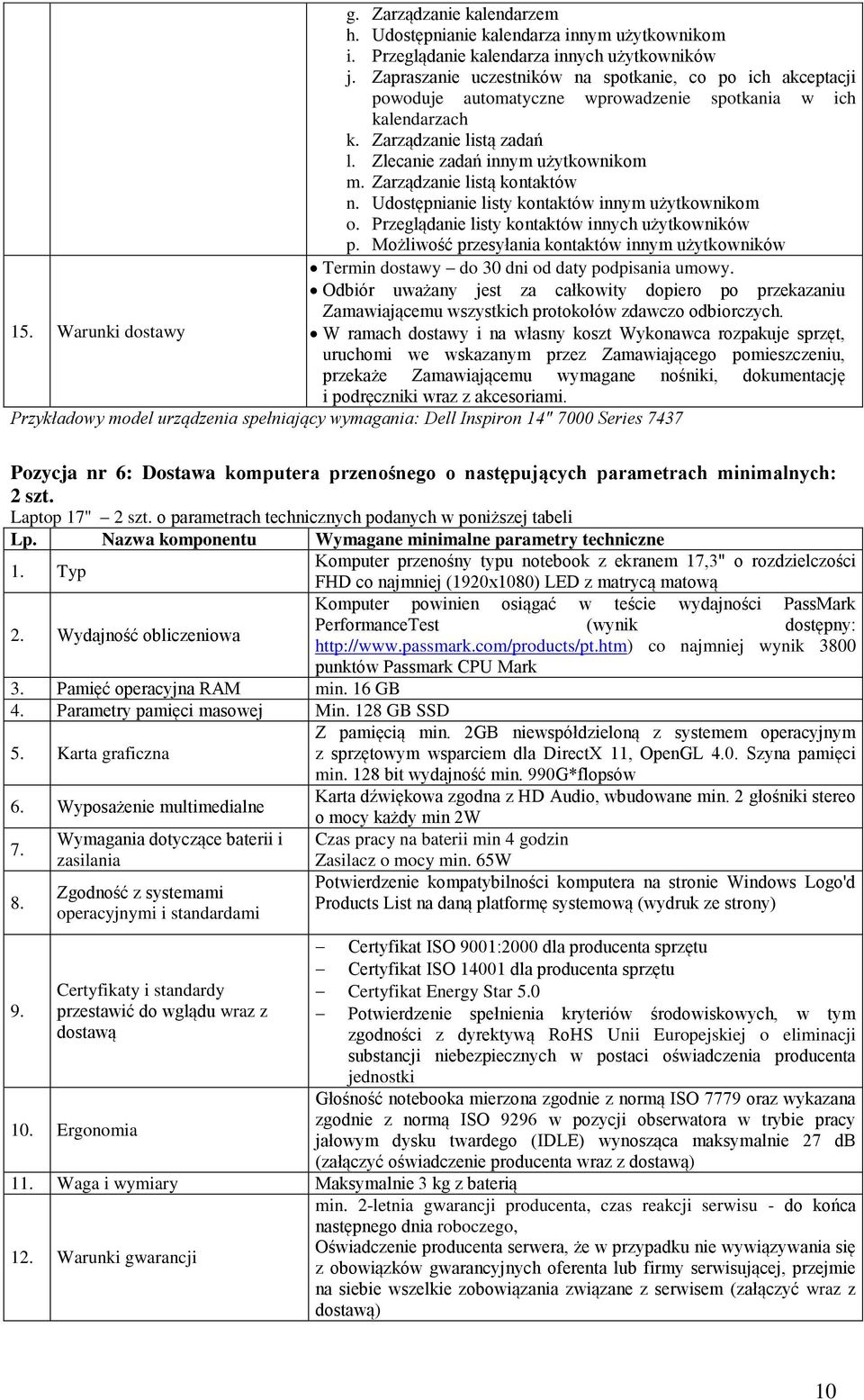 Zarządzanie listą kontaktów n. Udostępnianie listy kontaktów innym użytkownikom o. Przeglądanie listy kontaktów innych użytkowników p.