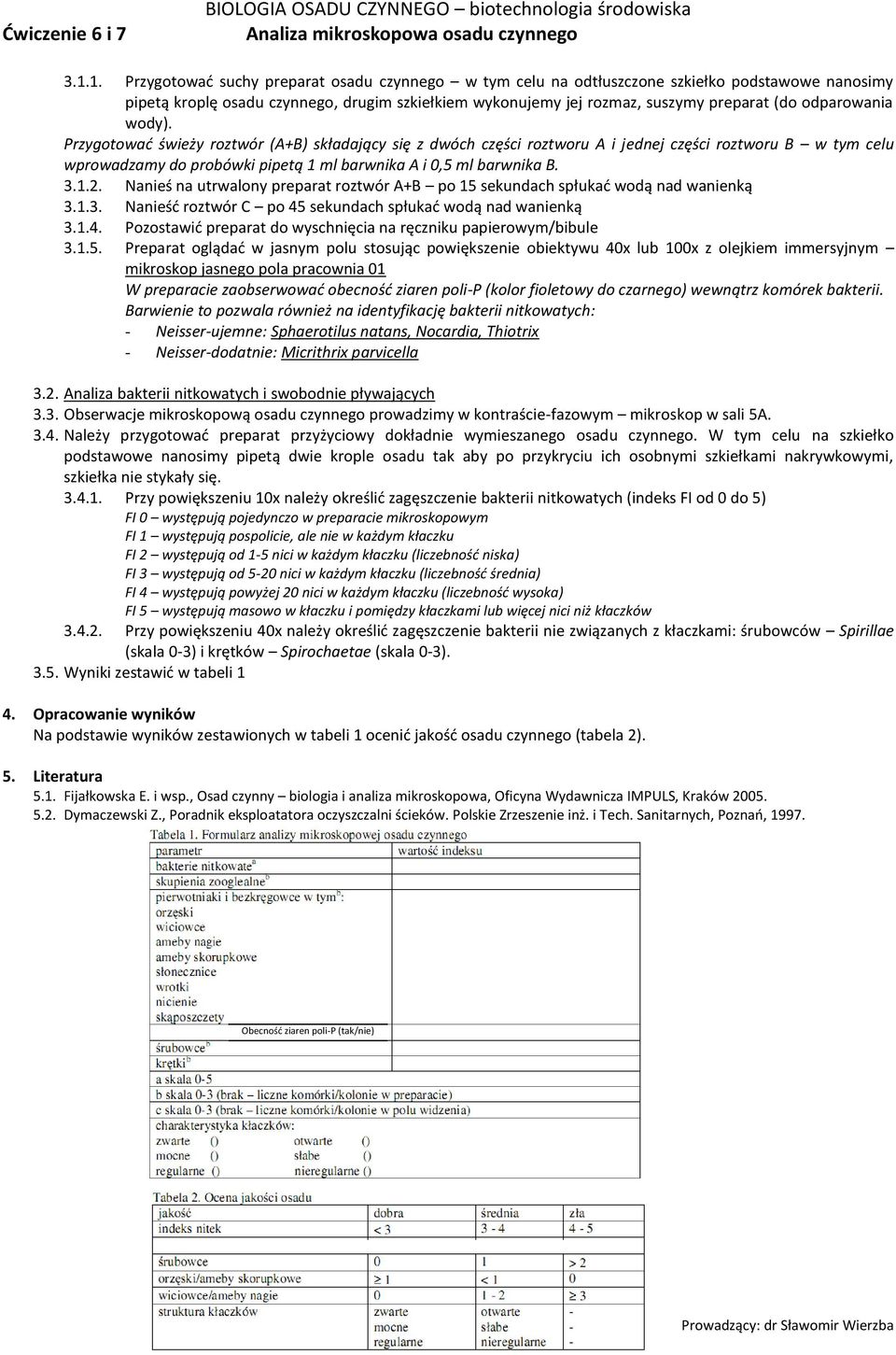 3.1.2. Nanieś na utrwalony preparat roztwór A+B po 15 sekundach spłukad wodą nad wanienką 3.1.3. Nanieśd roztwór C po 45 sekundach spłukad wodą nad wanienką 3.1.4. Pozostawid preparat do wyschnięcia na ręczniku papierowym/bibule 3.