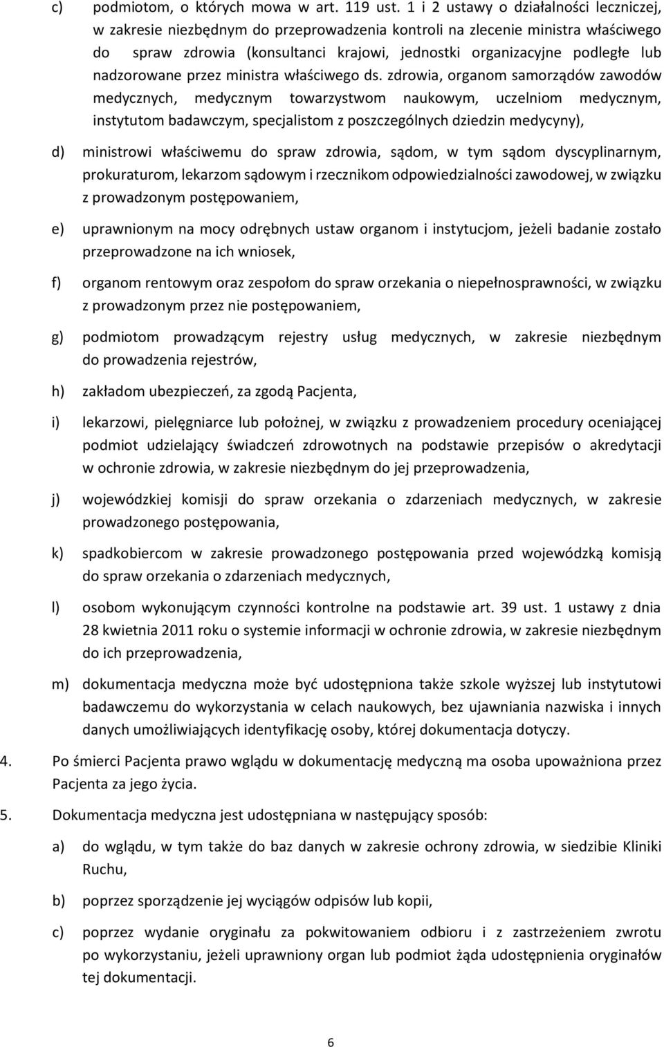 nadzorowane przez ministra właściwego ds.