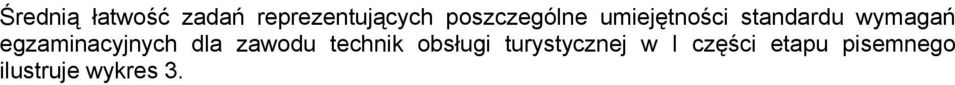 egzaminacyjnych dla zawodu technik obsługi