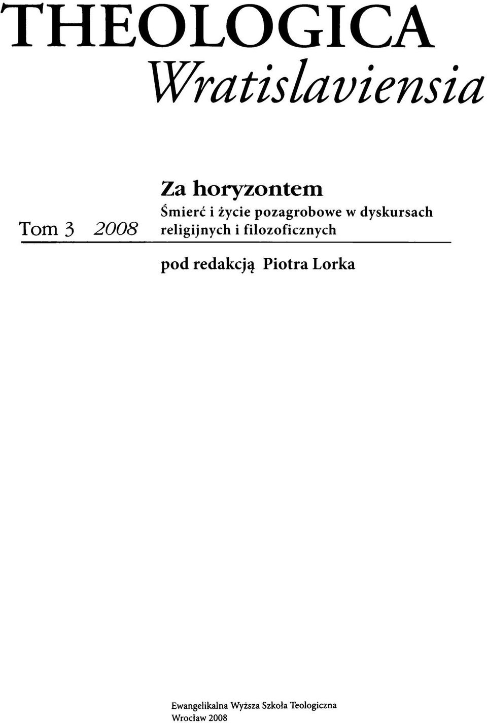 religijnych i filozoficznych pod redakcją Piotra