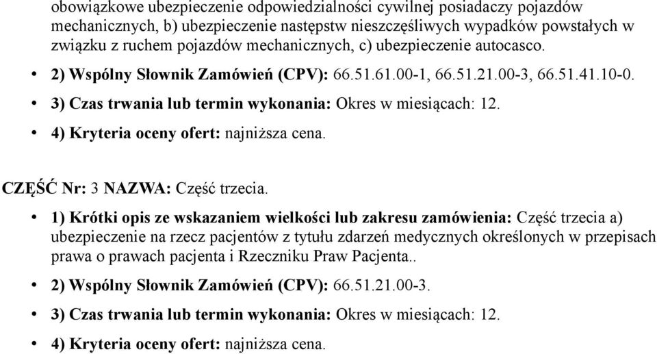 CZĘŚĆ Nr: 3 NAZWA: Część trzecia.