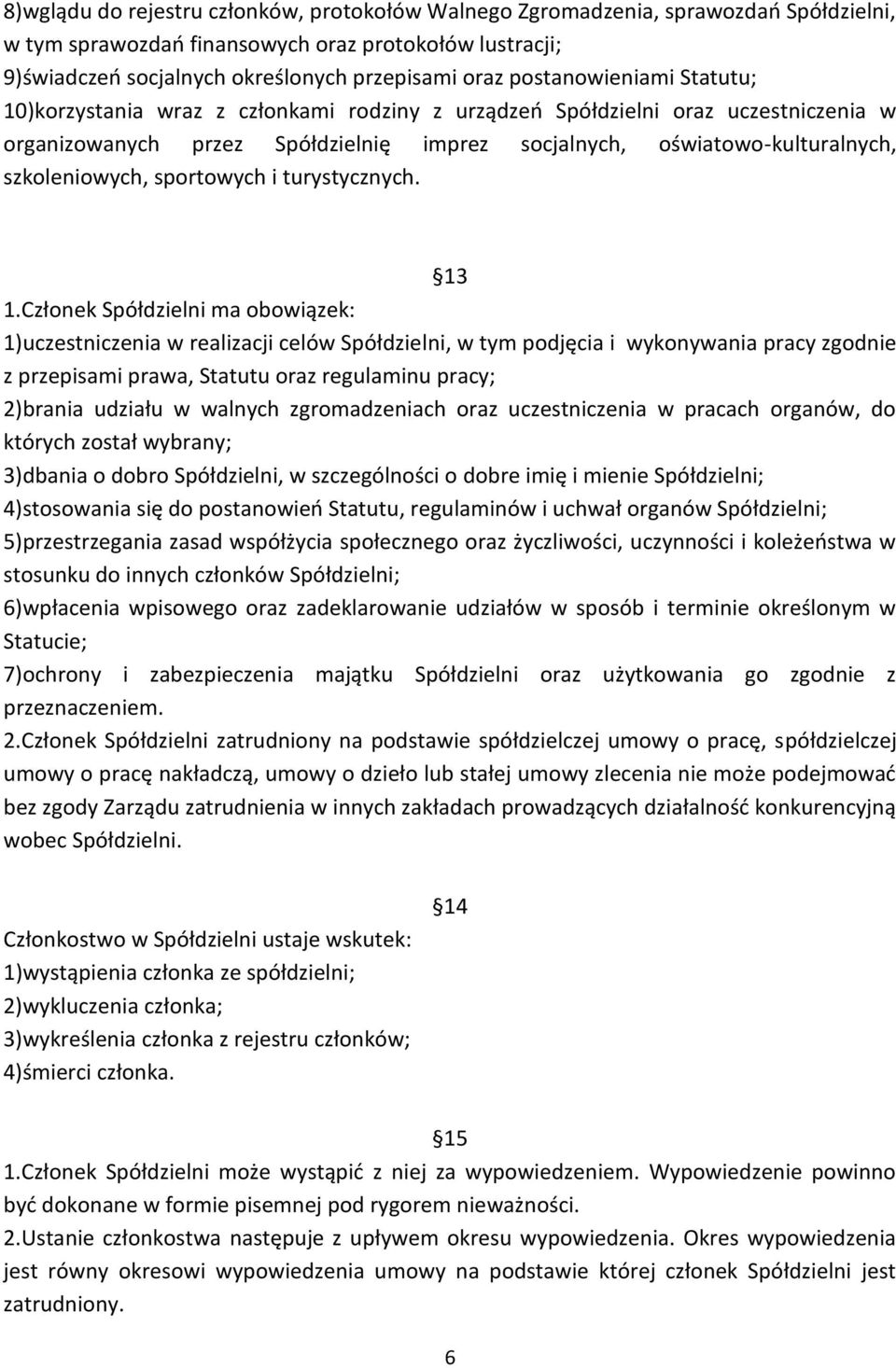 szkoleniowych, sportowych i turystycznych. 13 1.