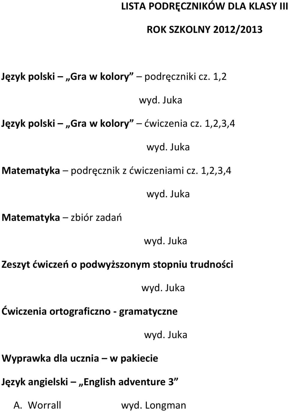 1,2,3,4 Matematyka zbiór zadań Zeszyt ćwiczeń o podwyższonym stopniu trudności Ćwiczenia