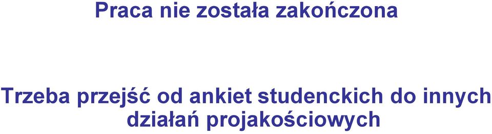 przejść od ankiet