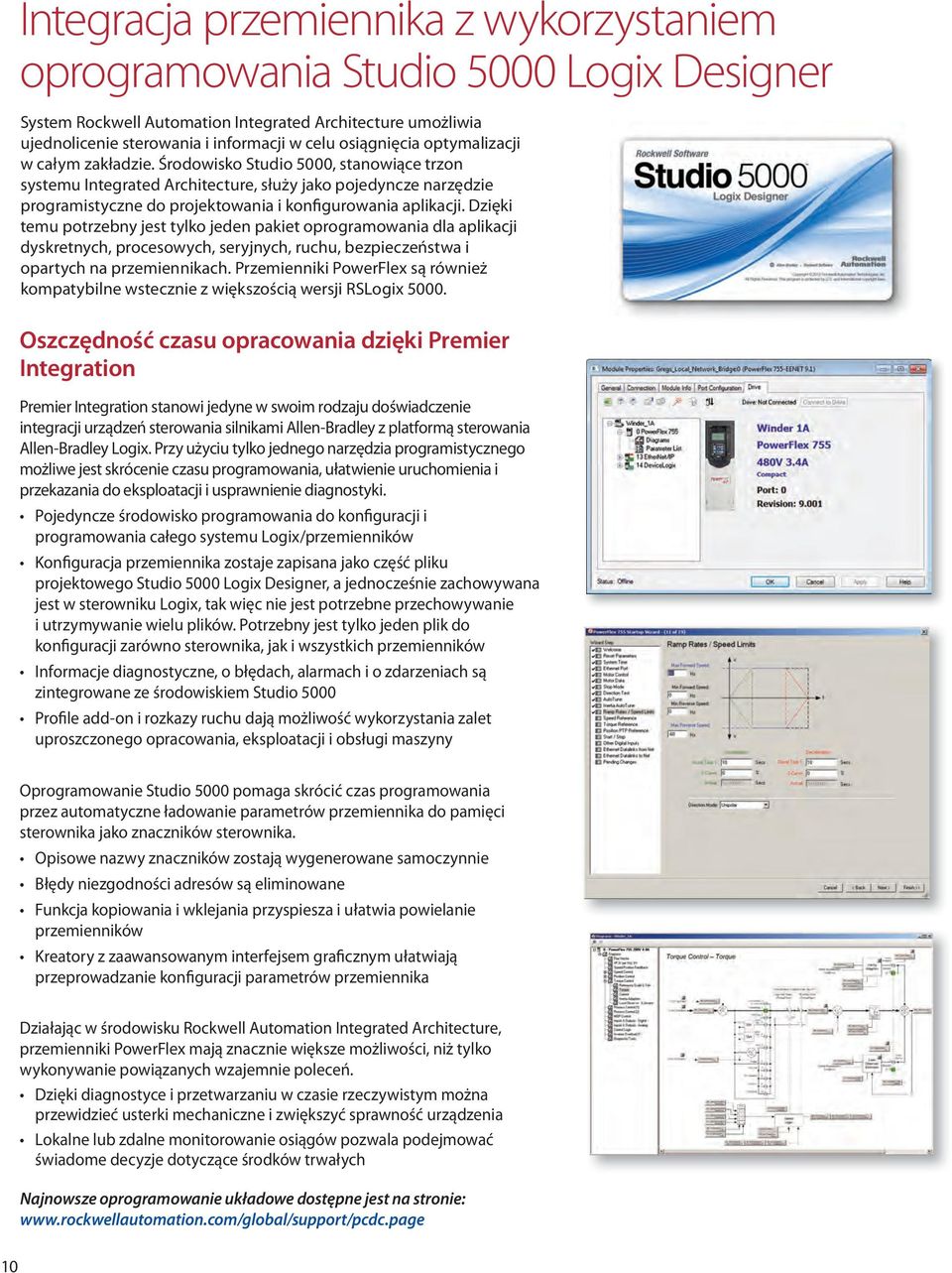 Środowisko Studio 5000, stanowiące trzon systemu Integrated Architecture, służy jako pojedyncze narzędzie programistyczne do projektowania i konfigurowania aplikacji.