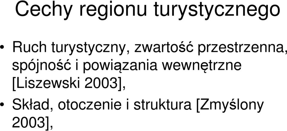 spójność i powiązania wewnętrzne