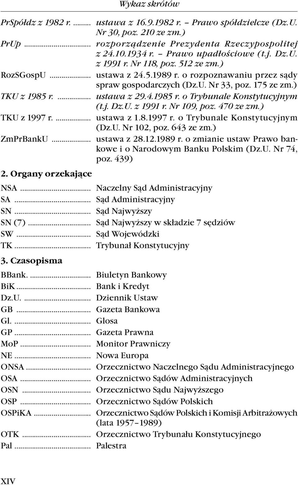 j. Dz.U. z 1991 r. Nr 109, poz. 470 ze zm.) TKU.z.1997.r... ustawa.z.1.8.1997.r..o.trybunale.konstytucyjnym. (Dz.U..Nr.102,.poz..643.ze.zm.) ZmPrBankU... ustawa.z.28.12.1989.r..o.zmianie.ustaw.prawo.