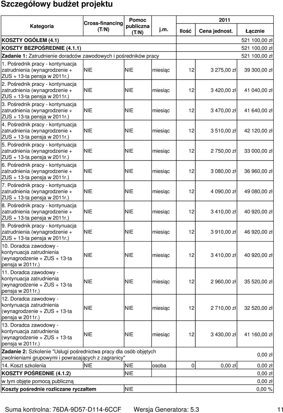 Pośrednik pracy - kontynuacja 8. Pośrednik pracy - kontynuacja 9. Pośrednik pracy - kontynuacja 10. Doradca zawodowy - 11. Doradca zawodowy - 12. Doradca zawodowy - 13.