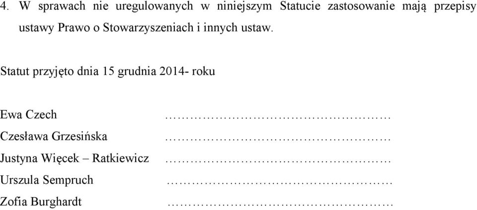 innych ustaw.