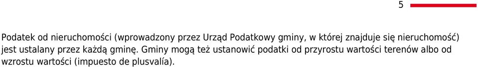 każdą gminę.