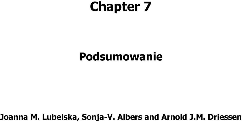 M. Lubelska, Sonja-V.