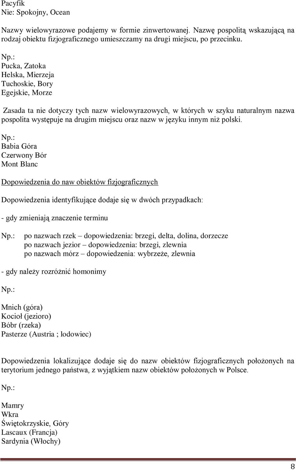 języku innym niż polski.