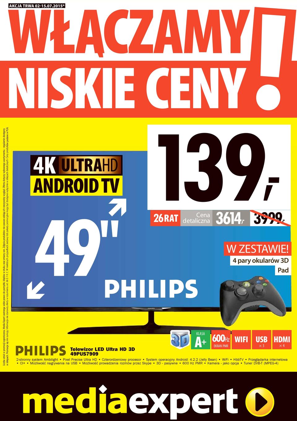 Informacje nie stanowią oferty w rozumieniu art. 66 1 K. C. W niektórych przypadkach zestawy lub pakiety promocyjne mogą być dostępne wyłącznie w sklepach detalicznych. Ceny produktów podane w PLN.