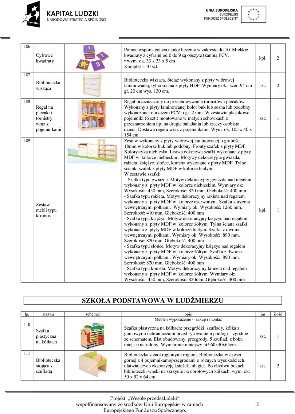 z trzema - typu księżyc. Motyw dekoracyjny księżyc nad regałem wykonana z płyty MDF w kolorze białym. z dwoma - typu słońce.